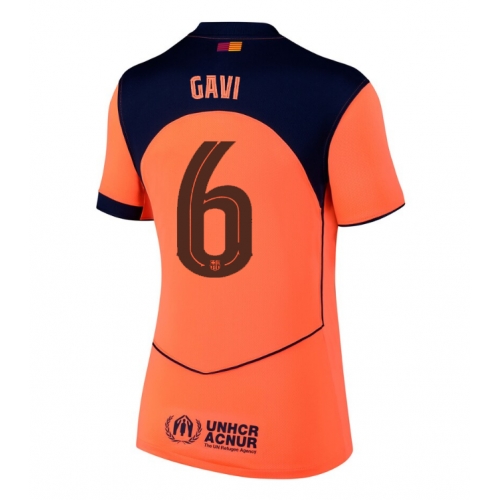 Billige Fotballdrakt Barcelona Paez Gavi #6 Replika Tredjedrakt Dame 2025-26 Kortermet Billige Fotballdrakt Barcelona Paez Gavi #6 Replika Tredjedrakt Dame 2025-26 Kortermet